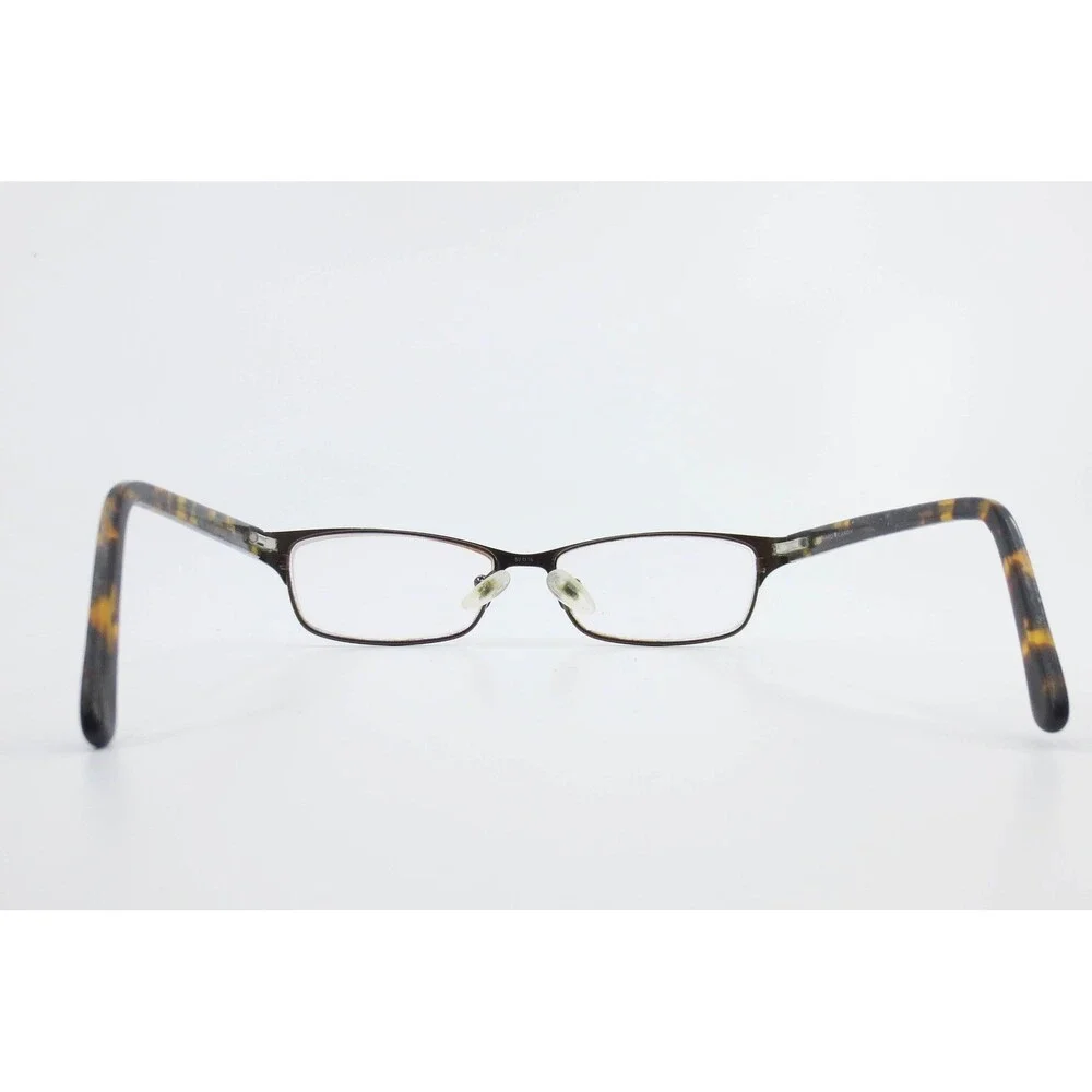 Hard Candy HC02 BWN Eyeglasses Brown Tortoise Rectangle Frame 52-15-135 HC02BWN